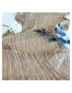 Caminito de Mesa de Gasa Nude 88.9x304.8 cm Pusunas