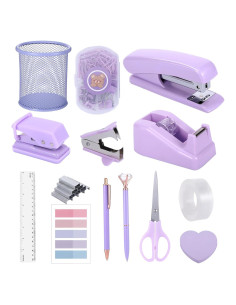 Juego de Suministros de Oficina Morados Beibunhn - 17.78x15.24 cm