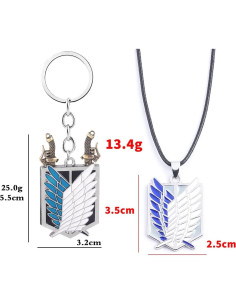 Collar y Llavero Shingeki No Kyojin Alas de la Libertad 2