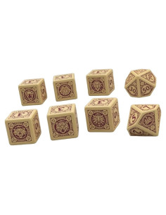 Dados Esenciales The Witcher R. Talsorian 8 Piezas 12 mm