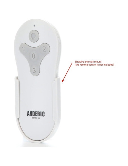 Soporte de Montaje en Pared Anderic RRTR214DWM para Control Remoto