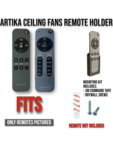 Soporte de Pared para Control Remoto Artika REM-ARTC-2 Negro