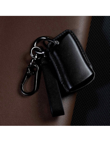 Funda de Llavero de Cuero Smyfob para Lexus 2023-2026 Negra
