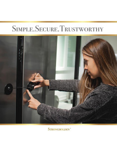 Candado de Refrigerador Strongholden FL 4845 Combinación Negro 2