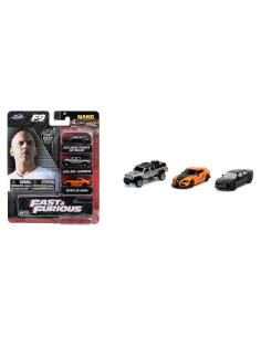 Vehículo Coleccionable Jada Toys Rápido y Furioso Nano 4.19cm