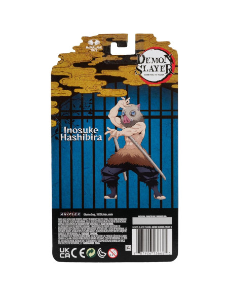 Figura de acción Inosuke Hashibira McFarlane 12.7 cm Demon Slayer Figura de acción Inosuke Hashibira McFarlane 12.7 cm Demon Slayer