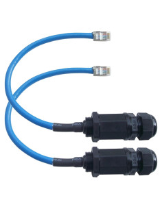 Conector RJ45 M20 Cat6 Blindado a Prueba de Agua PENGLIN 2PCS