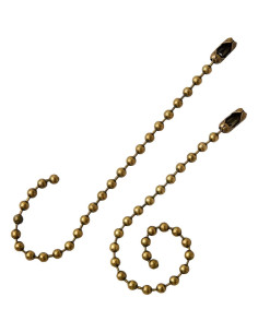 Cadena de Extensión para Ventilador YeeBeny 5m Bronce 25 Conectores 2