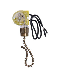 Interruptor de Ventilador de Techo Zing Ear ZE-109 Bronce