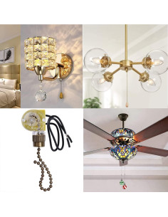 Interruptor de Ventilador de Techo Zing Ear ZE-109 Bronce 2