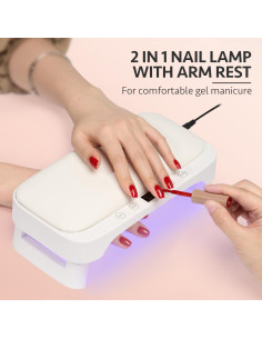 Lámpara UV Profesional GAOY para Uñas con Reposabrazos 30 LEDs 2