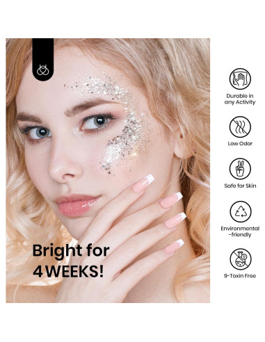 Esmalte de Uñas en Gel Blanco Beetles 15ml para Manicura