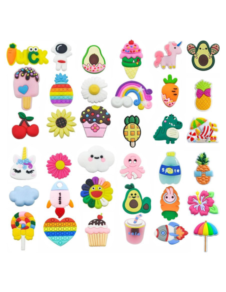 37 Encantos para Zapatos Varazz - Decoración Niñas y Adolescentes