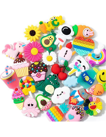 37 Encantos para Zapatos Varazz - Decoración Niñas y Adolescentes