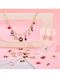 40 Encantos de Esmalte Cheriswelry para Joyería DIY - Moda 2