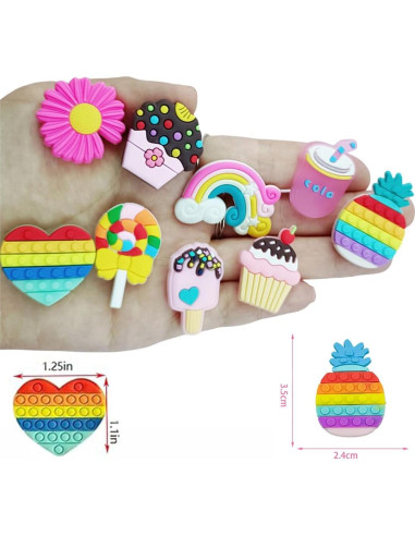 37 Encantos para Zapatos Varazz - Decoración Niñas y Adolescentes