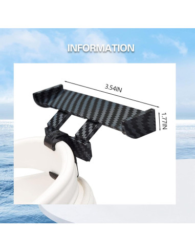 Ala Spoiler para Zapatos Fibra de Carbono - 1 Par