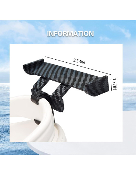 Ala Spoiler para Zapatos Fibra de Carbono - 1 Par