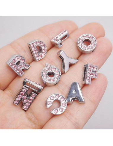 52 Piezas Letras de Rhinestone ZMRU A-Z para DIY y Decoración