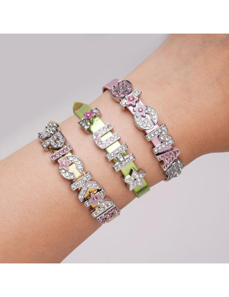 52 Piezas Letras de Rhinestone ZMRU A-Z para DIY y Decoración