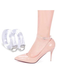 Correas Transparentes Antideslizantes para Tacones Altos - 2 Pares
