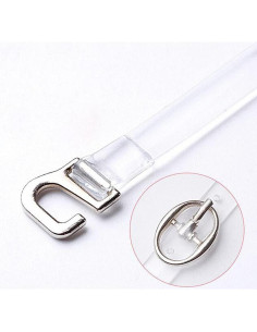 Correas Transparentes Antideslizantes para Tacones Altos - 2 Pares 2
