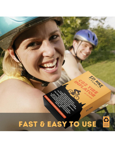 Bomba Inflador CO2 Ezi Bike 16g Mini Ligera para Bicicletas