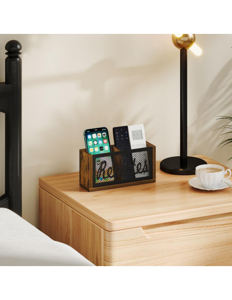 Soporte de Control Remoto YINMIT Marrón 20.4x6.3x9.9 cm