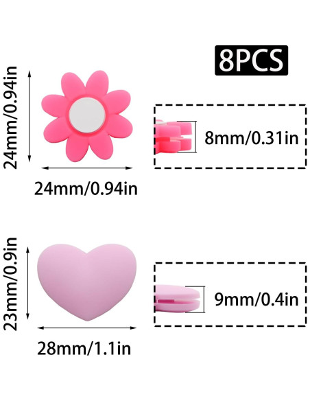 Amortiguadores de Vibración de Silicona Wuyituart - 8 Pcs