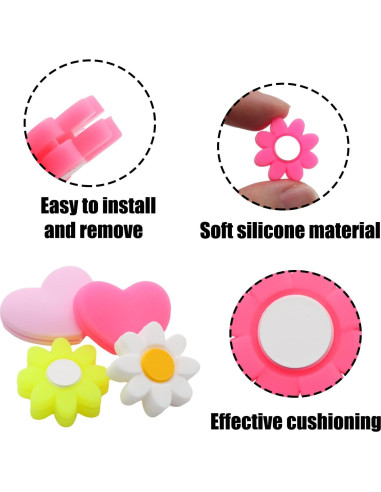 Amortiguadores de Vibración de Silicona Wuyituart - 8 Pcs