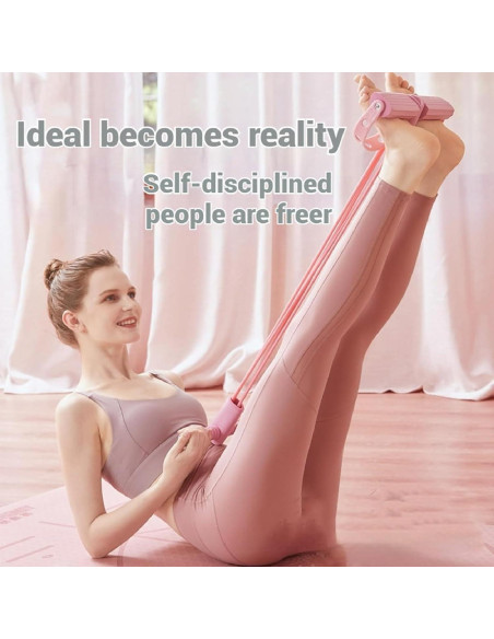 Banda de Resistencia con Pedal Genérico 6 Tubos Fitness Azul