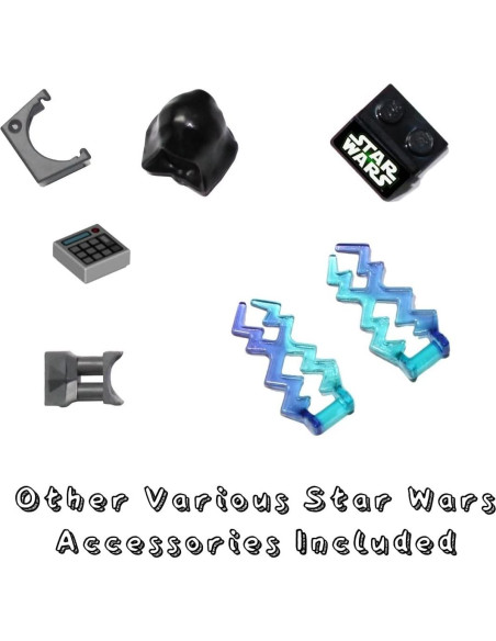 Accesorios LEGO Star Wars - 8 Sables de Luz y Blasters