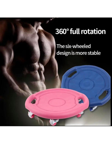 Entrenador de Abdominales Fitryo 360 con 6 Ruedas