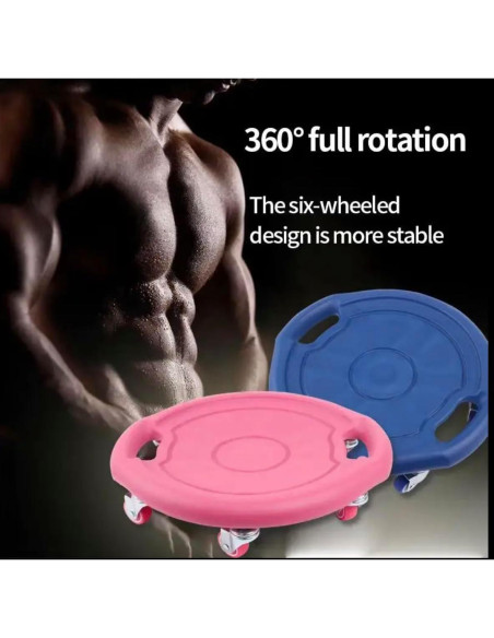 Entrenador de Abdominales Fitryo 360 con 6 Ruedas