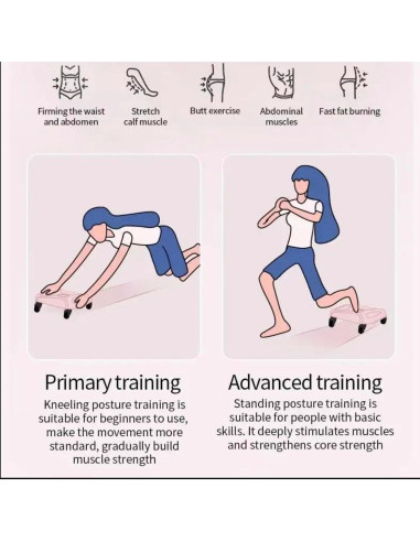 Entrenador de Abdominales Fitryo 360 con 6 Ruedas