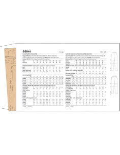 Kit de Patrón de Costura Pantalones Mujer Butterick B6944 Tallas 16-24 2