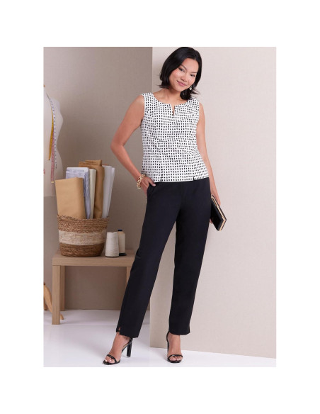 Kit de Patrón de Costura Pantalones Mujer Butterick B6944 Tallas 16-24