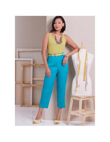 Kit de Patrón de Costura Pantalones Mujer Butterick B6944 Tallas 16-24