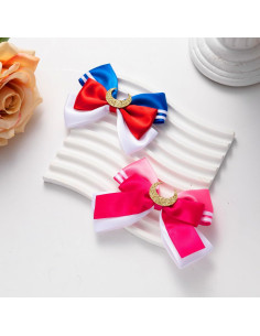 Lazos de Pelo Lunares - Conjunto de 2 Lazos de 9x6.5cm 2