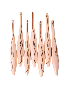 Set de 7 Ganchos de Crochet Ergonómicos ArtsyCraftIn 4mm a 10mm