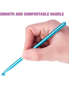 Juego de Ganchillos de Aluminio y Acero Tomorotec 24 Piezas 2