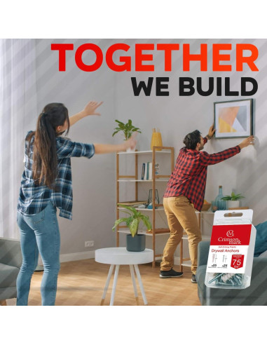 120 Anclajes y Tornillos Autoperforantes CrimsonMark 3.18 cm