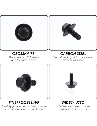 Kit de Tornillos de Carrocería JOUTYFOR 160 Piezas 14 Tamaños