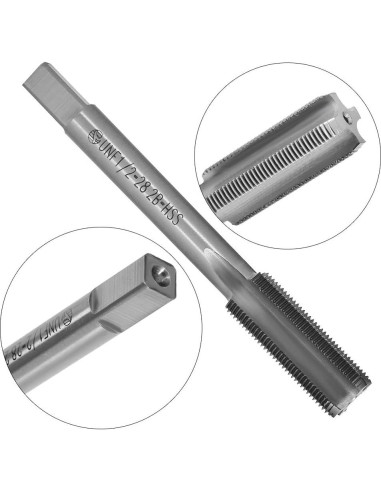 Juego de Machos y Matrices Anxingo 1/2" - 28 UNEF Acero Inoxidable