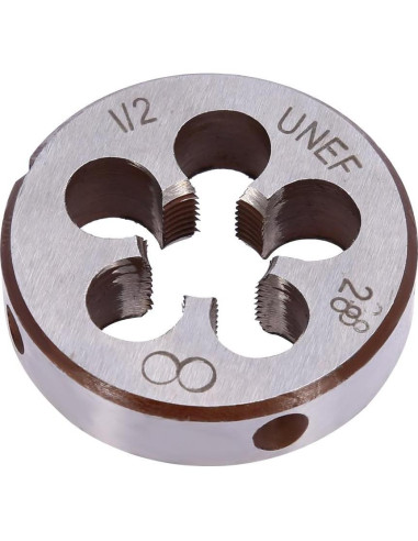 Juego de Machos y Matrices Anxingo 1/2" - 28 UNEF Acero Inoxidable