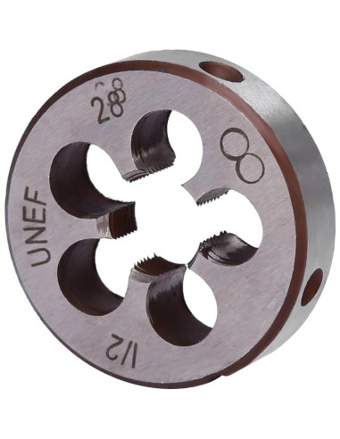 Juego de Machos y Matrices Anxingo 1/2" - 28 UNEF Acero Inoxidable