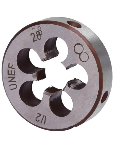 Juego de Machos y Matrices Anxingo 1/2" - 28 UNEF Acero Inoxidable