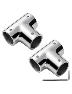 Accesorio T para Pasamanos YANYUCB Acero Inoxidable 316 2 Unidades