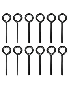 Juego de 12 Llaves Allen Hexagonales DENGXINWEI 5/32" Negro