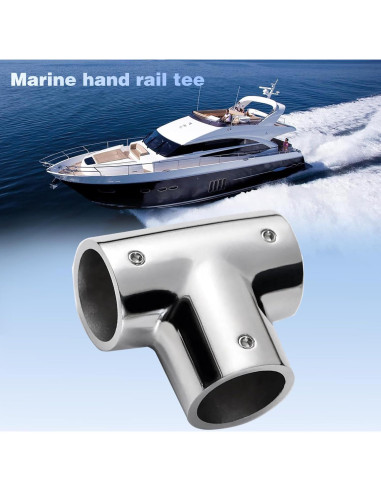 Accesorio T para Pasamanos YANYUCB Acero Inoxidable 316 2 Unidades